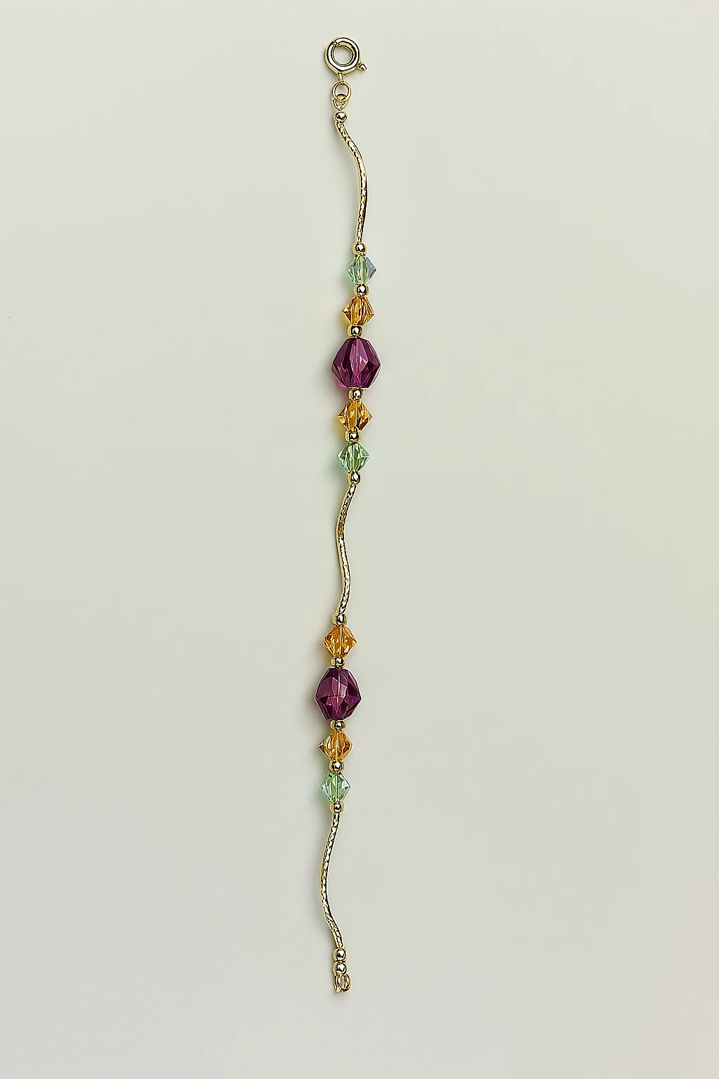 14K Yellow Gold Crystals Elegant Bracelet Kids Baby Girls & Boy