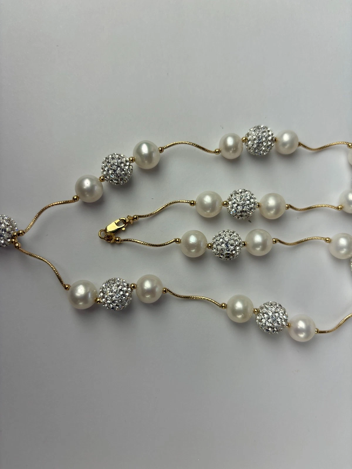 14K Yellow Gold Gorgeous Freshwater Pearl Necklaces for Women