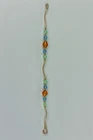 14K Yellow Gold Crystals Elegant Bracelet Kids Baby Girls & Boy
