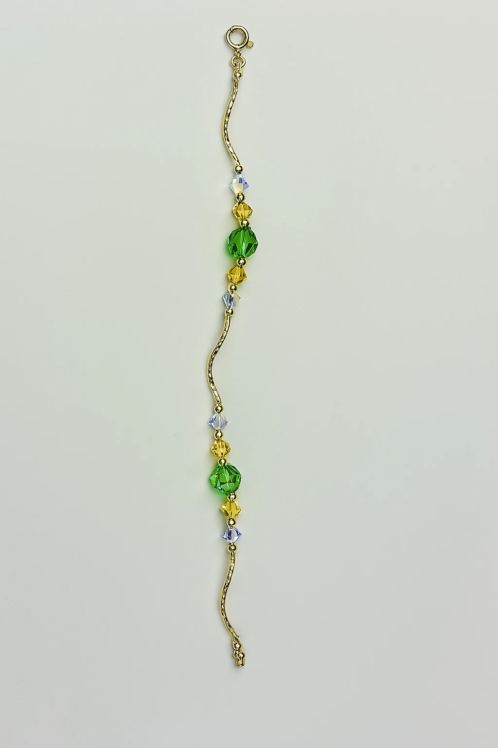 14K Yellow Gold Crystals Elegant Bracelet Kids Baby Girls & Boy