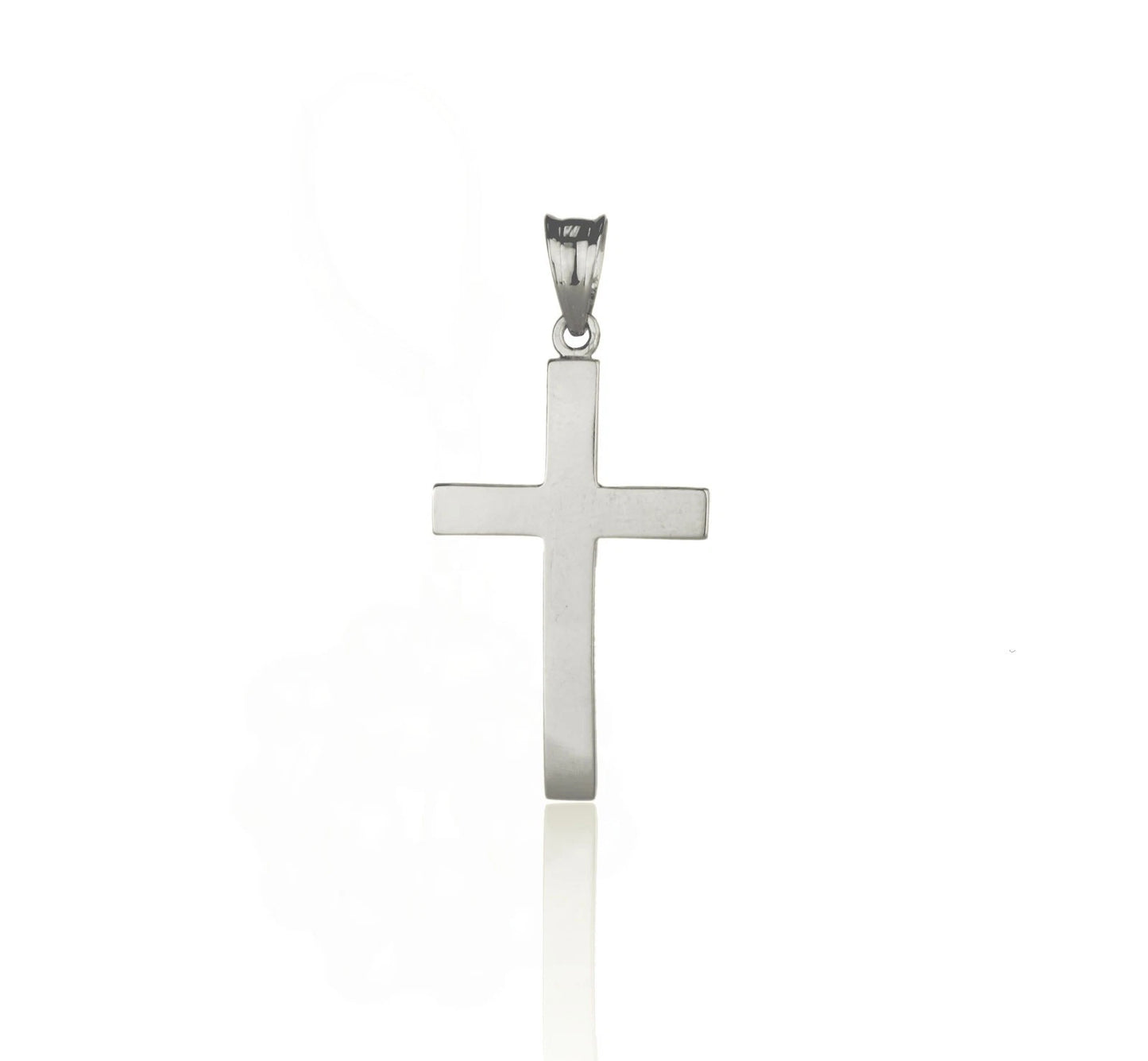 14k Yellow and White Gold Cross Pendants