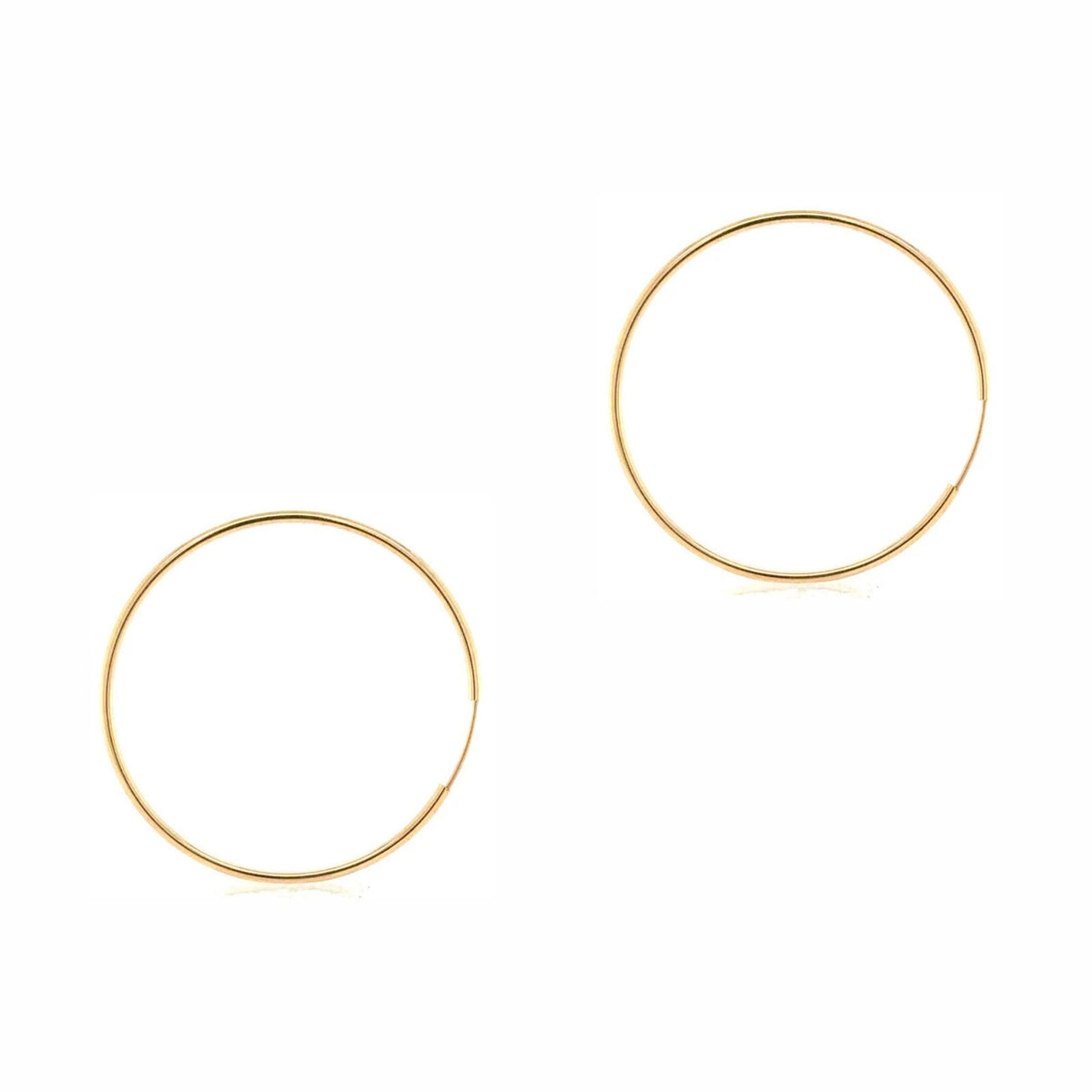 14k Goldfilled Endless Hoop Earrings