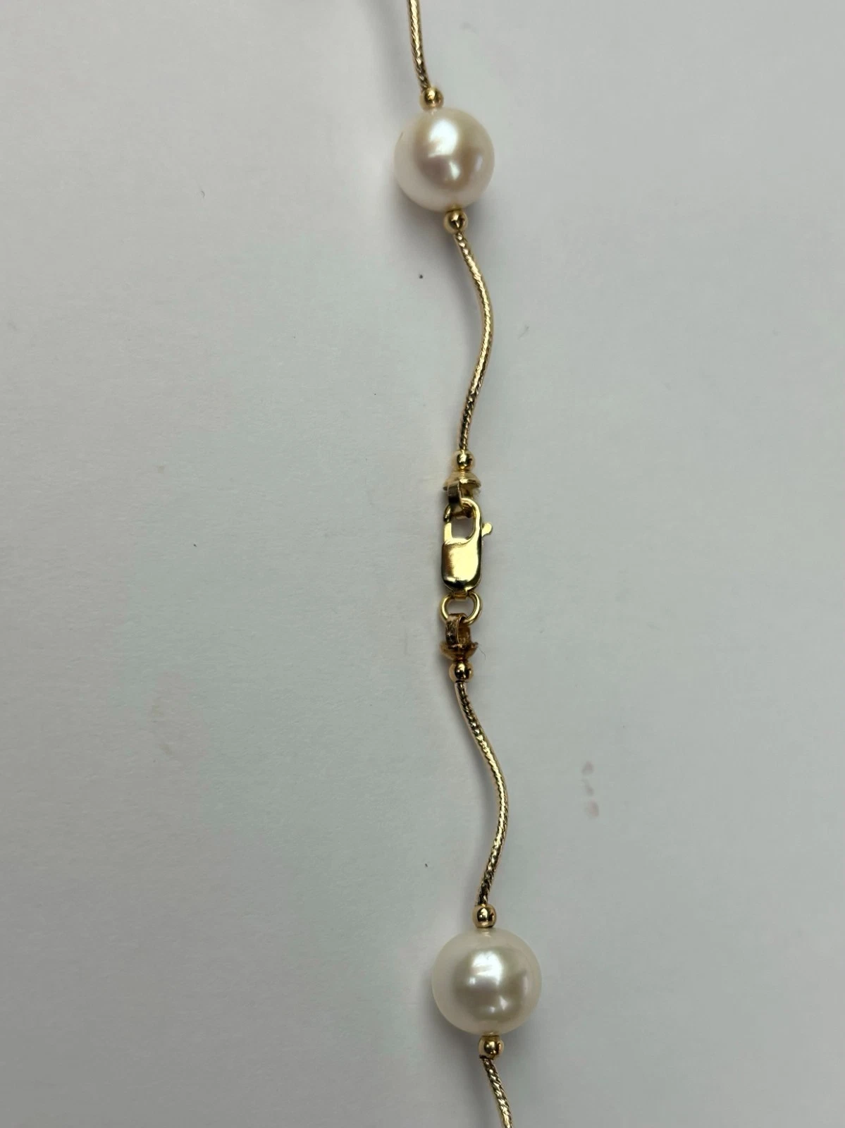 14K Yellow Gold Classic Freshwater Pearl Bracelets for Women